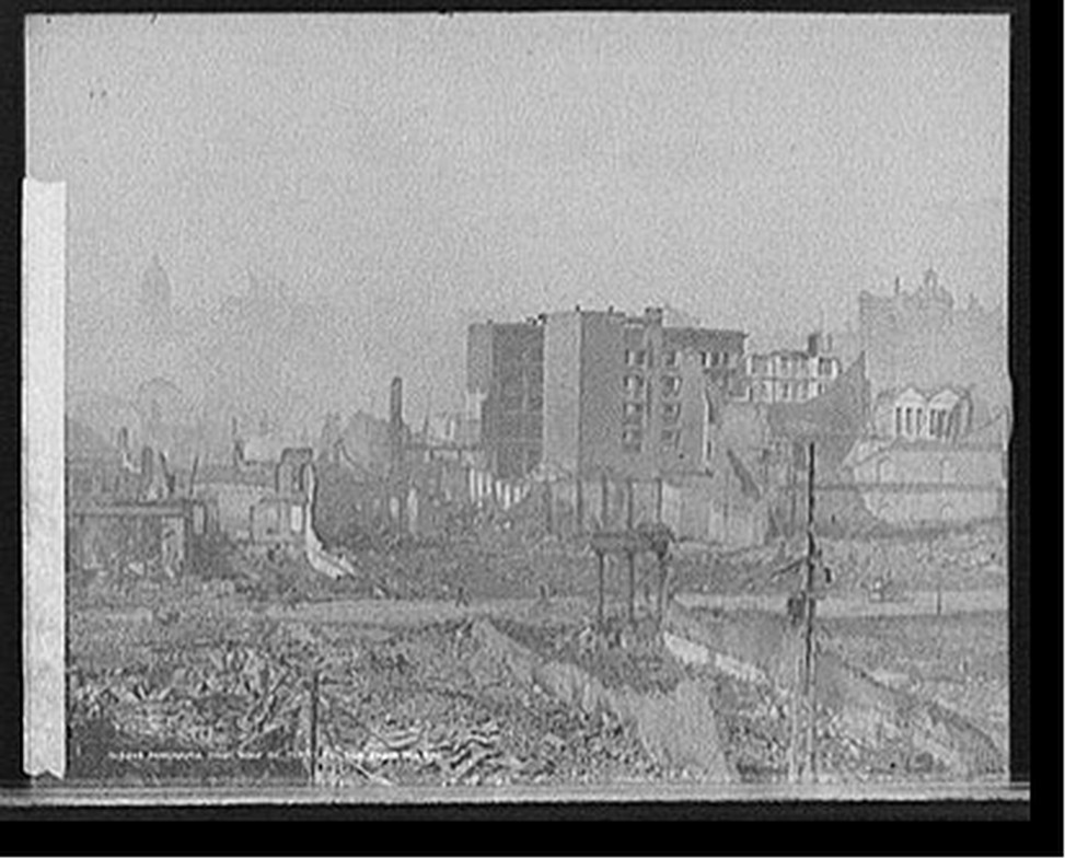 Panorama from roof of Ferry P.O., San Francisco, Cal., c1906. — historic photograph