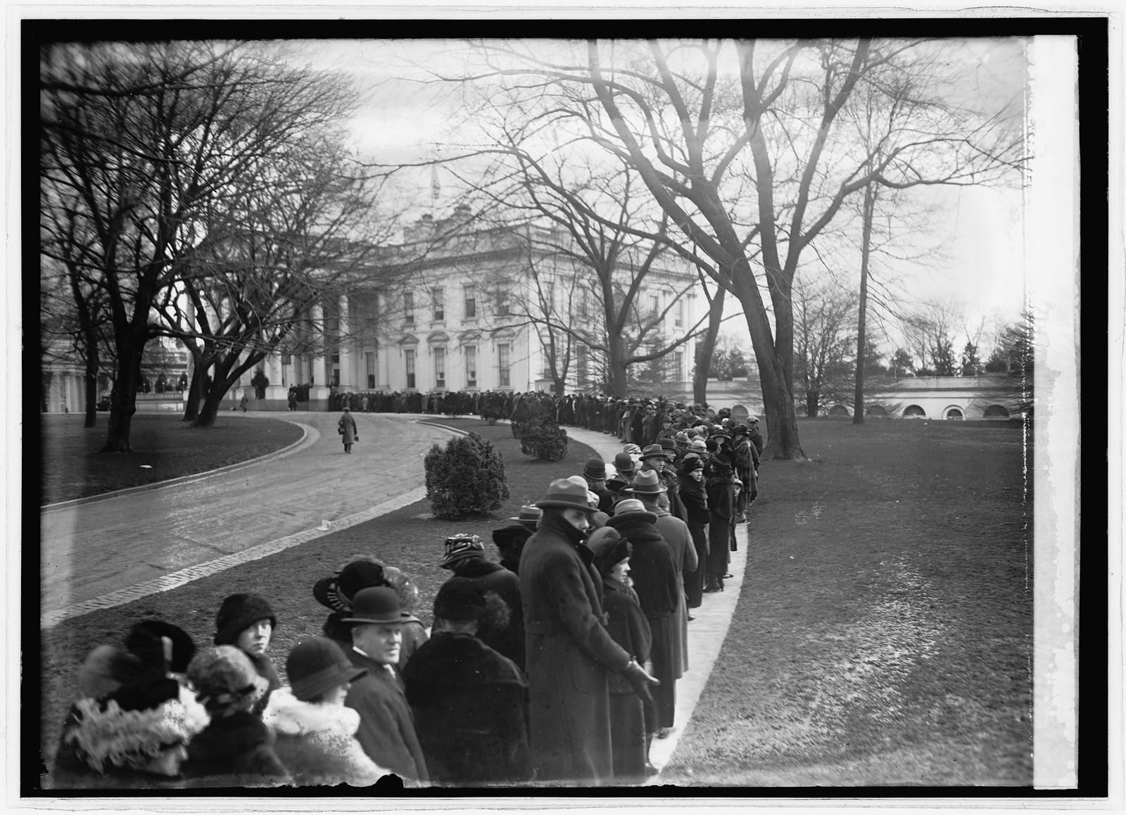 New year reception, [1/1/24], [1924 January 1] — historic photograph