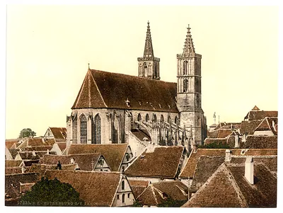 Jacobs Church (St. Jacobs Church) Rothenburg (i.e. ob der Tauber) Bavaria Germany