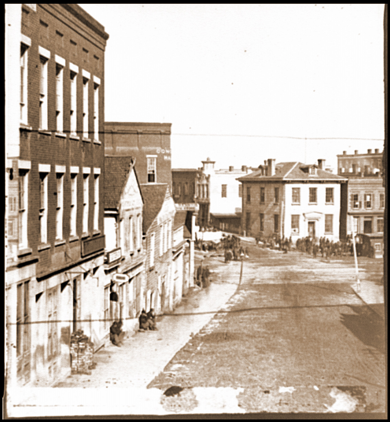 Atlanta Ga. View on Whitehall Street, 1864 — historic photograph