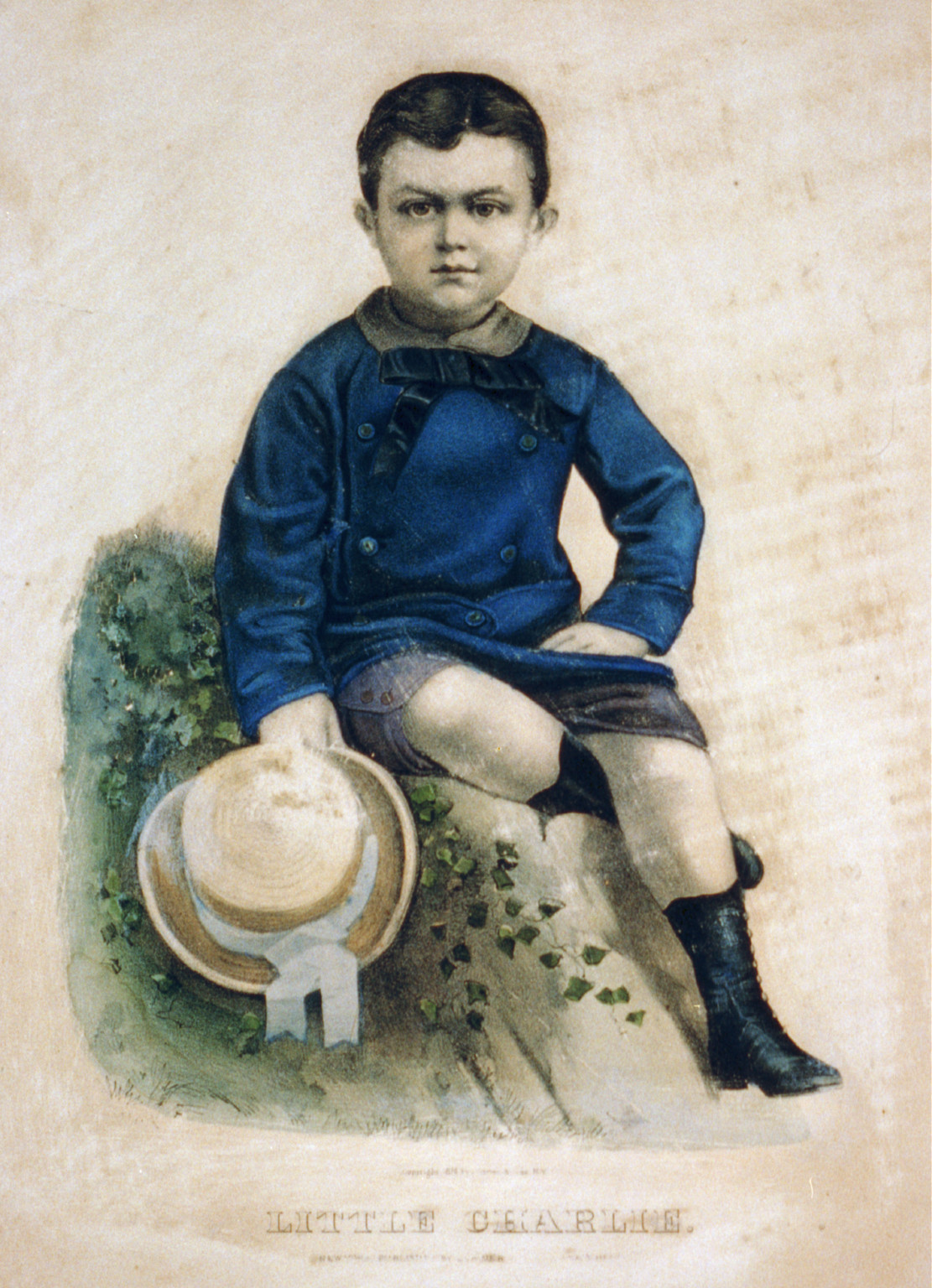 Little Charlie, New York : Published by Currier & Ives, c1874. — antique lithograph