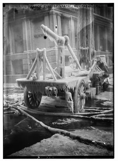 Frozen fire apparatus, equitable fire
