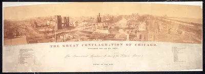 IL Chicago Fire October 8th and 9th 1871 PHOTO