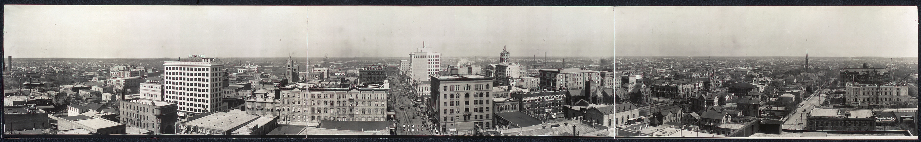 Panoram of Houston, Texas, 1910, 1910 — historic image