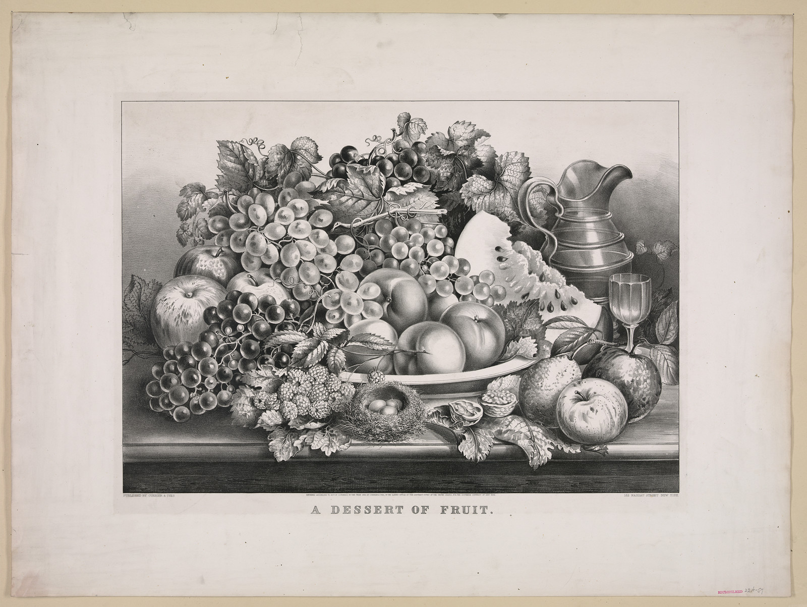 A Dessert of Fruit — historic image