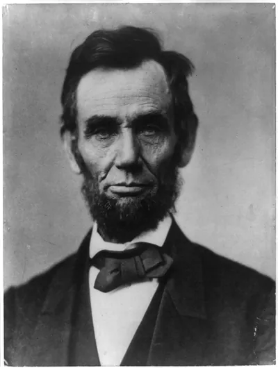 [Abraham Lincoln, head-and-shoulders portrait, facing front, in Washington, D.C.]