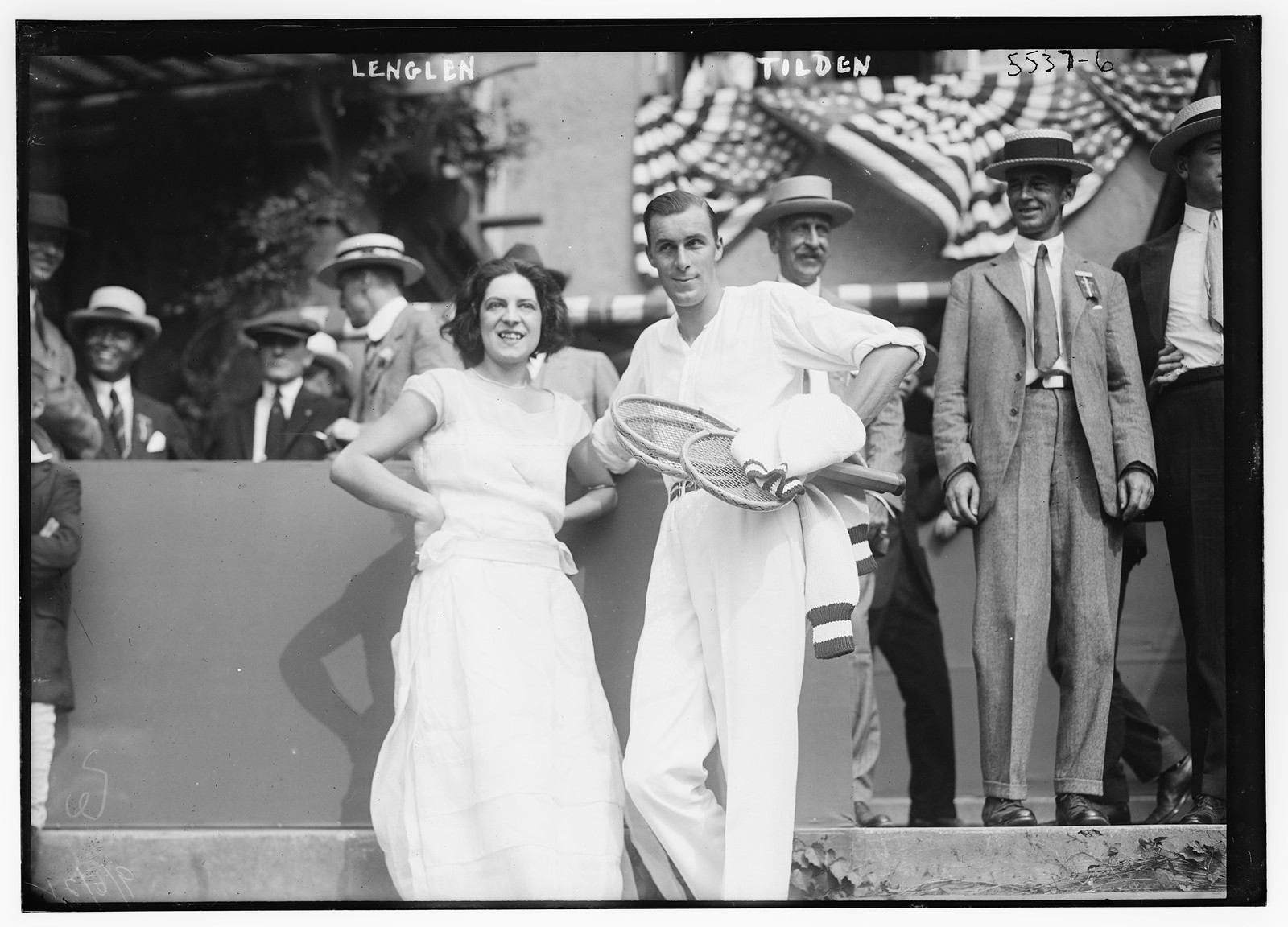 Lenglen & Tilden, n/a — historic photograph