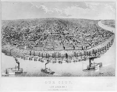 Our city, (St. Louis, Mo.) / lith. by A. Janicke & Co., St. Louis.