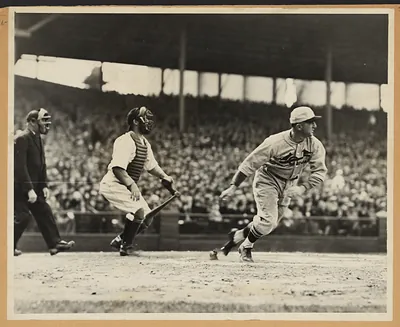 Cubs in first Chicago game of season--St. Louis vs. Cubs