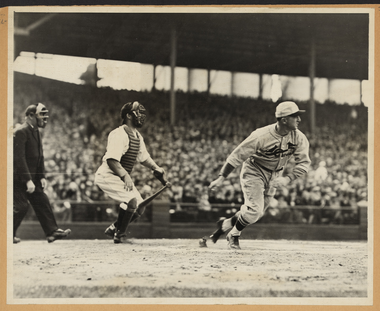 Cubs in first Chicago game of season--St. Louis vs. Cubs — historic photograph