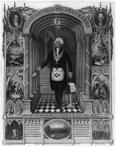 Washington as a freemason