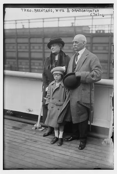 Theo Brentano, wife and granddau.