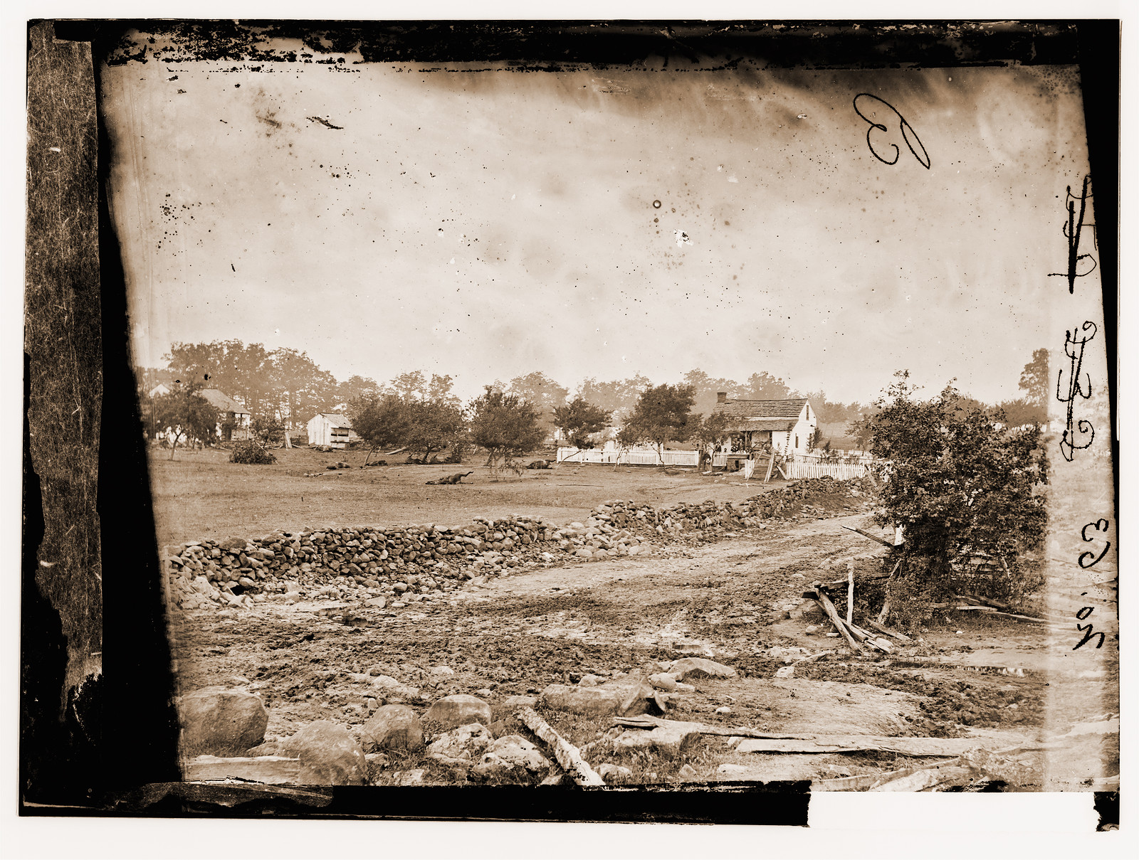 Meades Hdqs. Gettysburg Pa., 1861 — historic photograph