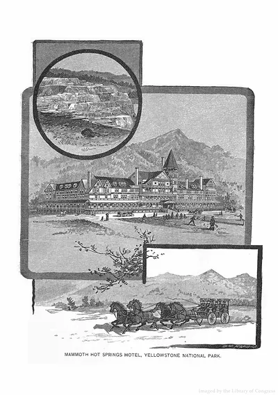Mammoth Hot Springs Hotel, Yellowstone National Park