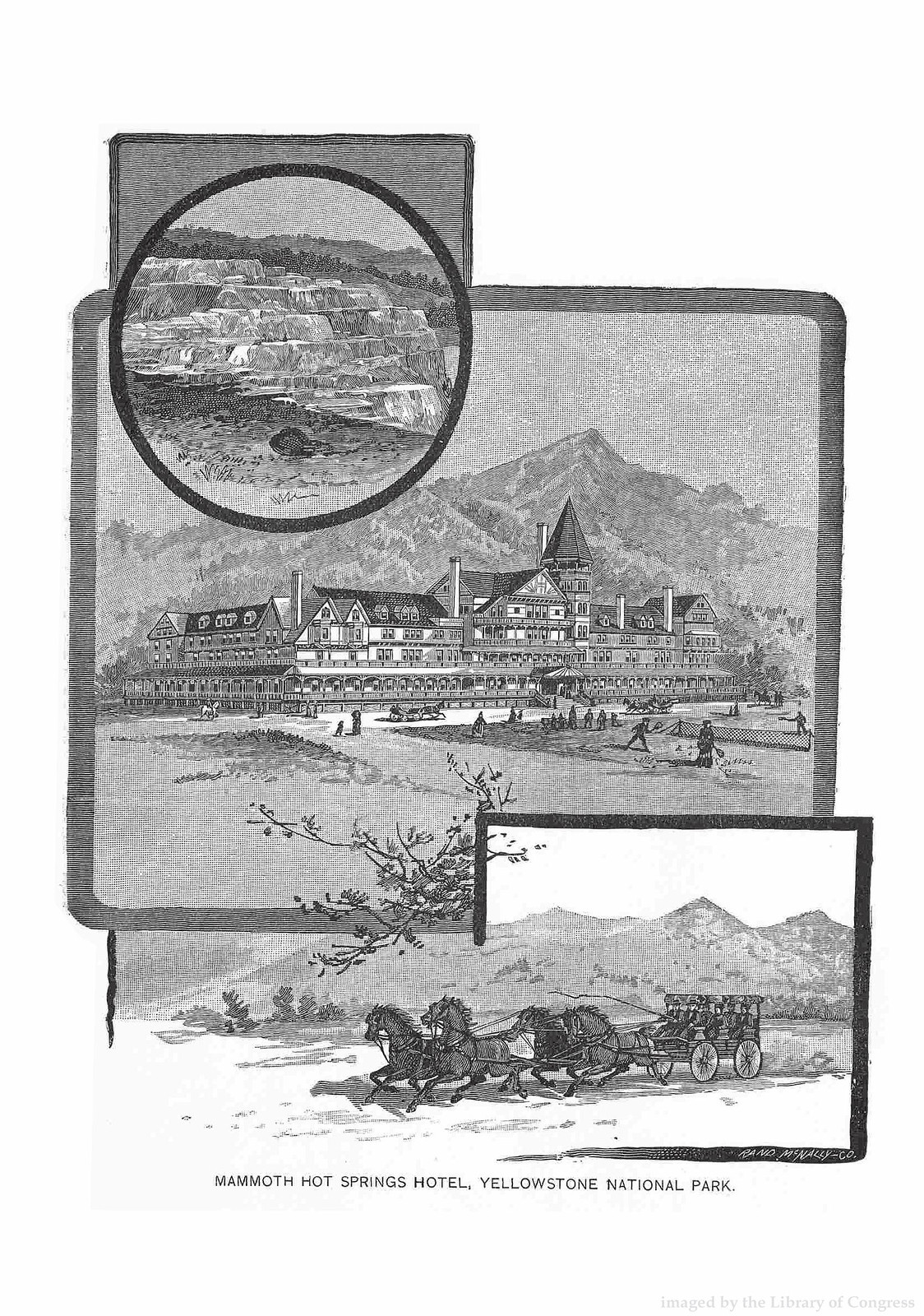 Mammoth Hot Springs Hotel, Yellowstone National Park — historic image