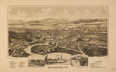 Vergennes, Vermont, 1890