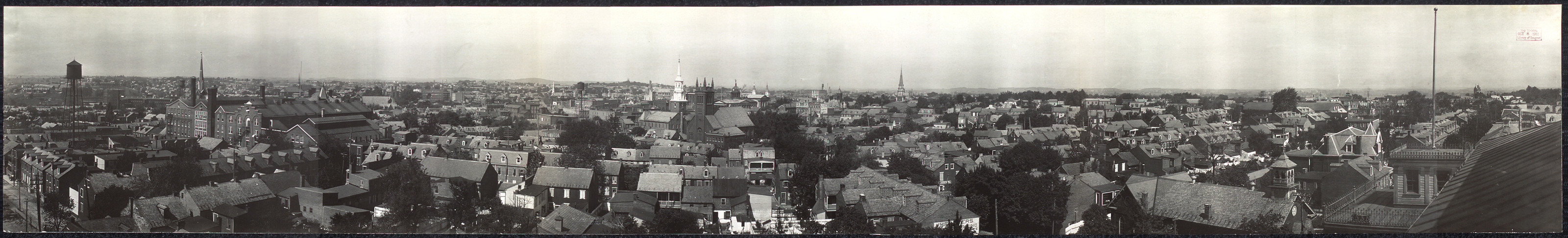 Birdseye view of Lancaster City, Pennsylvania, 1910, 1910 — historic image