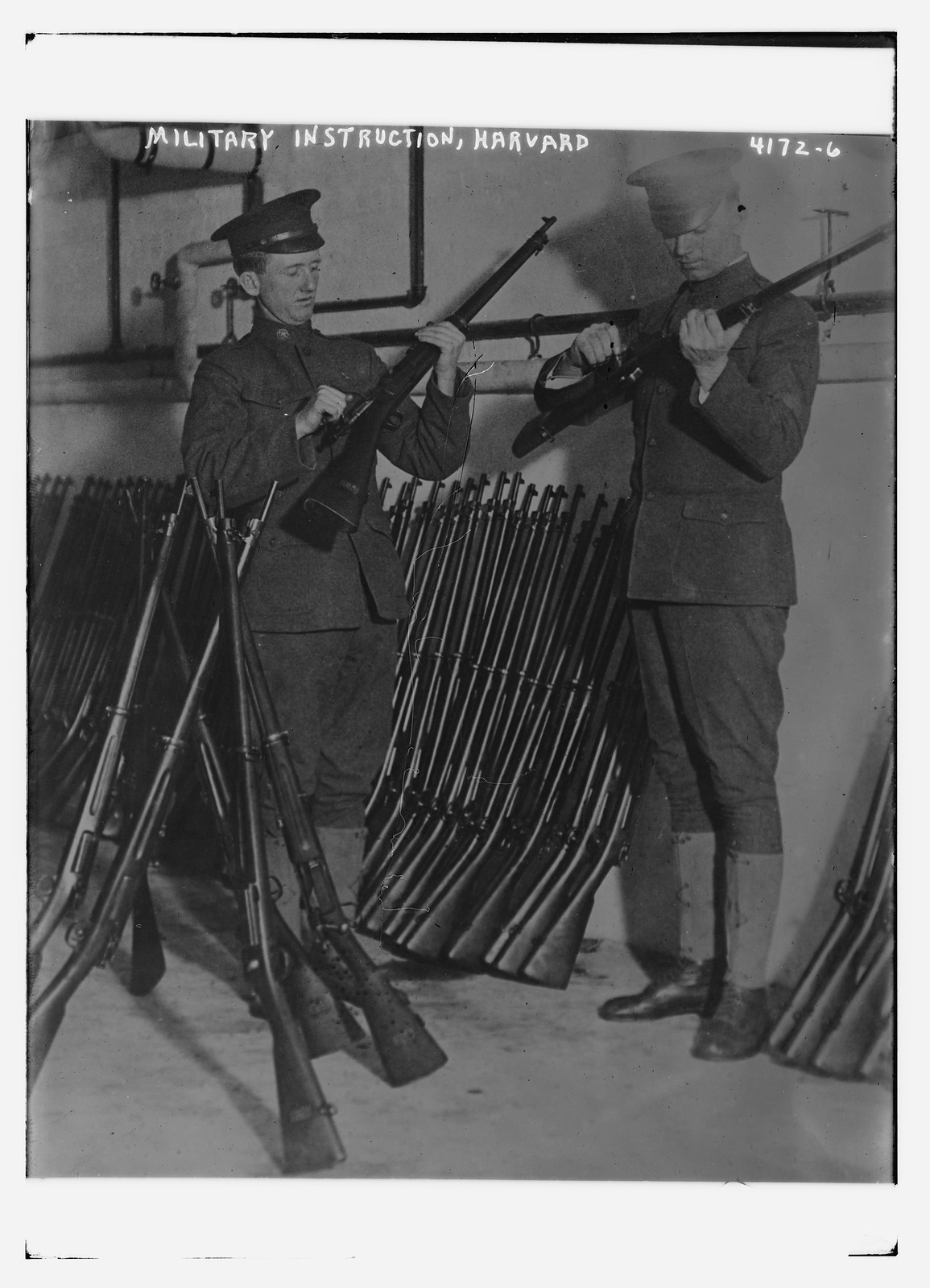 Military Instruction, Harvard, n/a — historic photograph