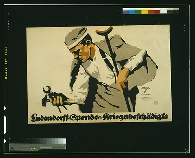 Ludendorff-Spende fuumlr Kriegsbeschaumldigte / Ludwig Hohlwein Muumlnchen.