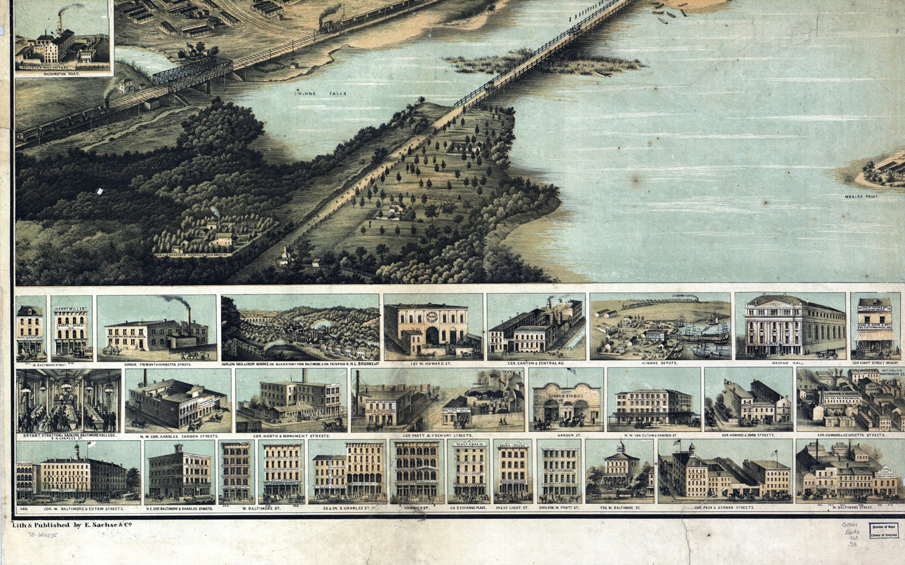31, Maryland — antique map