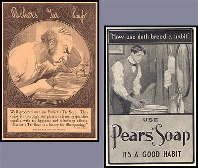Packer's Tar Soap and Pears' Soap advertisements