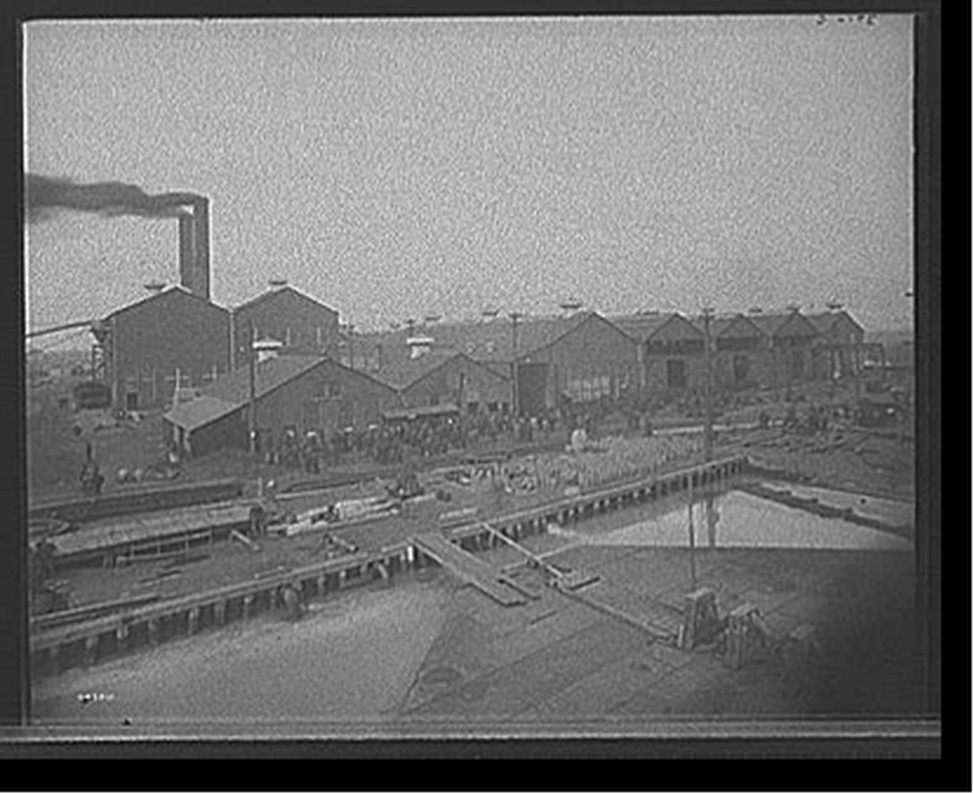 [Some of the shops, Great Lakes Engineering Works, Ecorse, Mich.], [1906?] — historic photograph