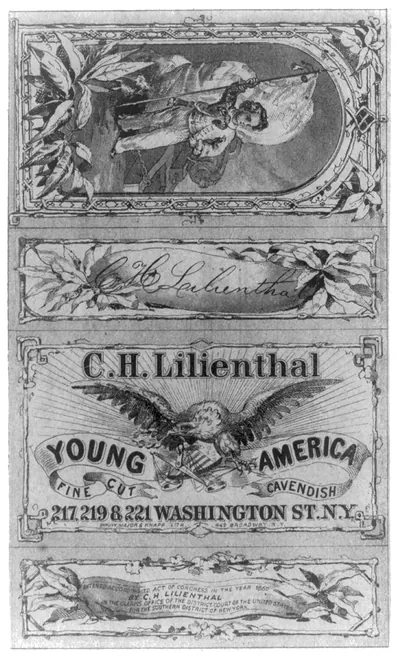 C.H. Lilienthal. Young America. Fine cut Cavendish