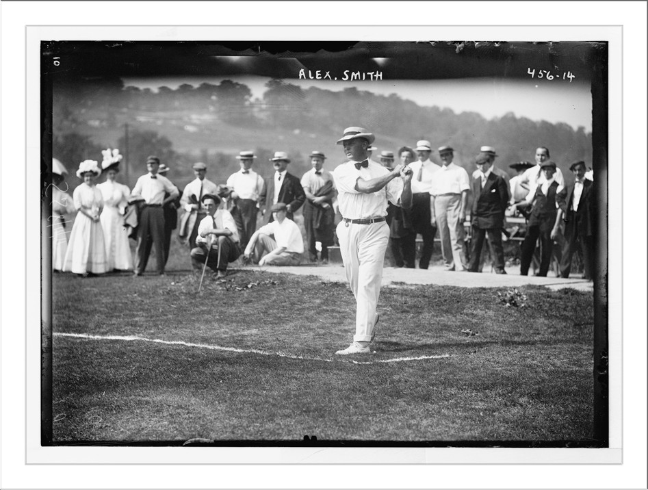 Golf match, Alex Smith, 8/31/08. — historic photograph