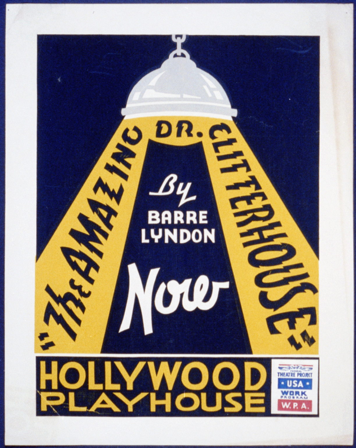 The amazing Dr. Clitterhouse by Barre Lyndon, 1936 — vintage poster