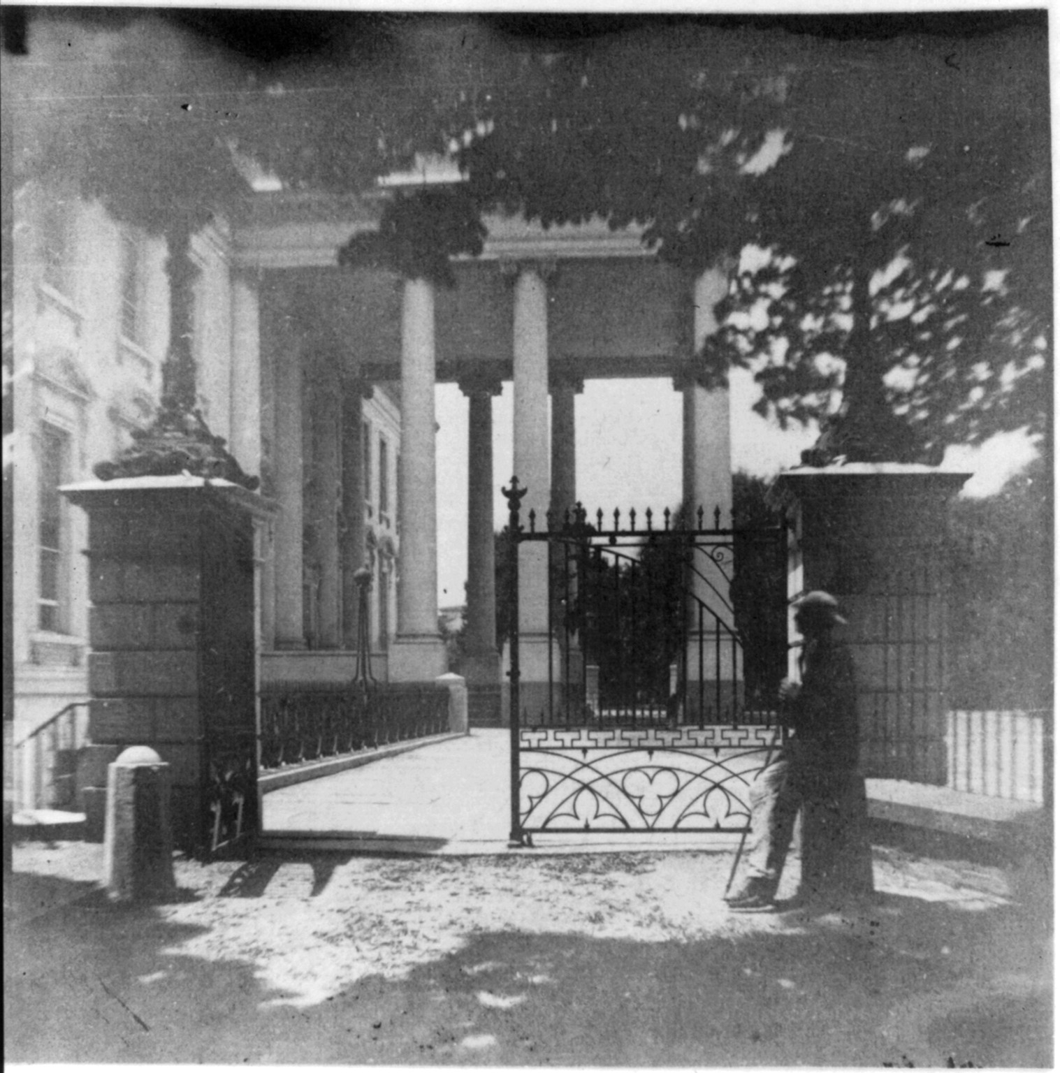 White House ... North Portico — historic photograph