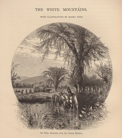 The White Mountains, from the Conway Meadows