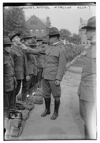 Maj. Gregory, Medical Ispection