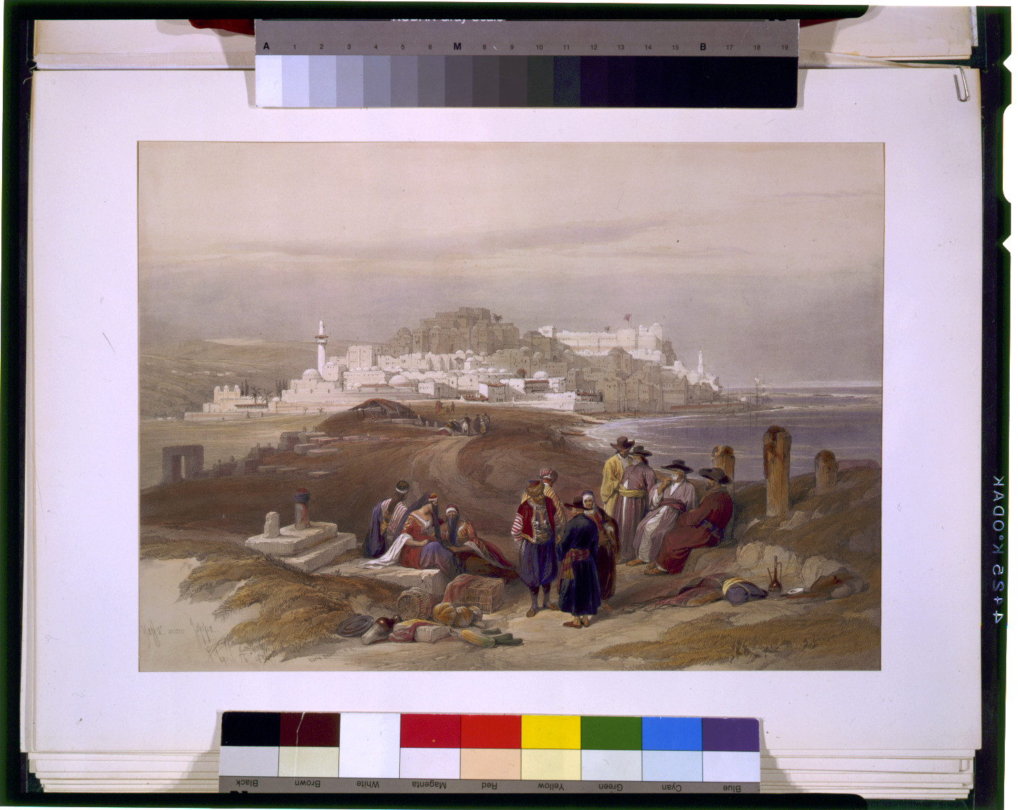 Jaffa ancient Joppa April 16th 1839 / David Roberts, R.A., [published 1843] — antique lithograph