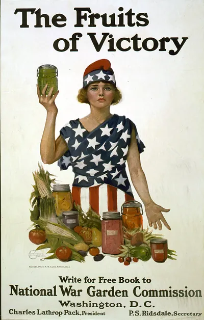 The Fruits of Victory war garden poster