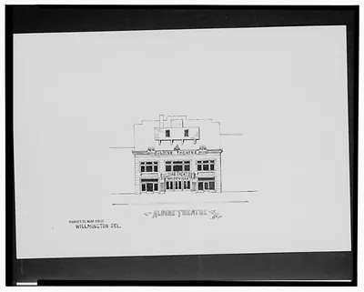 [Aldine Theatre (Aldine Vaudeville Theatre), Market St. near 8th St., Wilmington, Delaware] / AFD 1930.