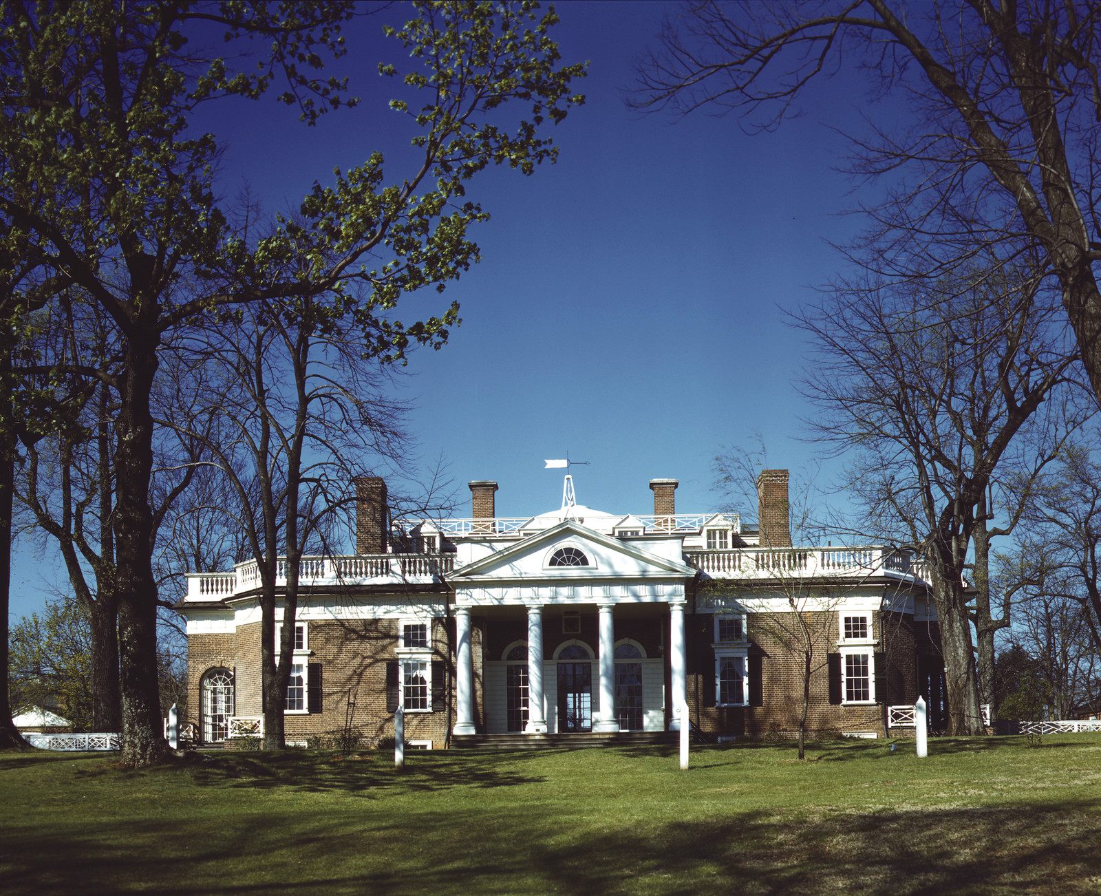 Monticello, Home of Thomas Jefferson, Charlottesville, Va. April Collier, John, c. 1943 — historic image
