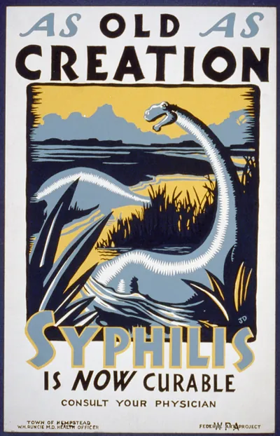 As old as creation Syphilis is now curable :Consult your physician / JD.