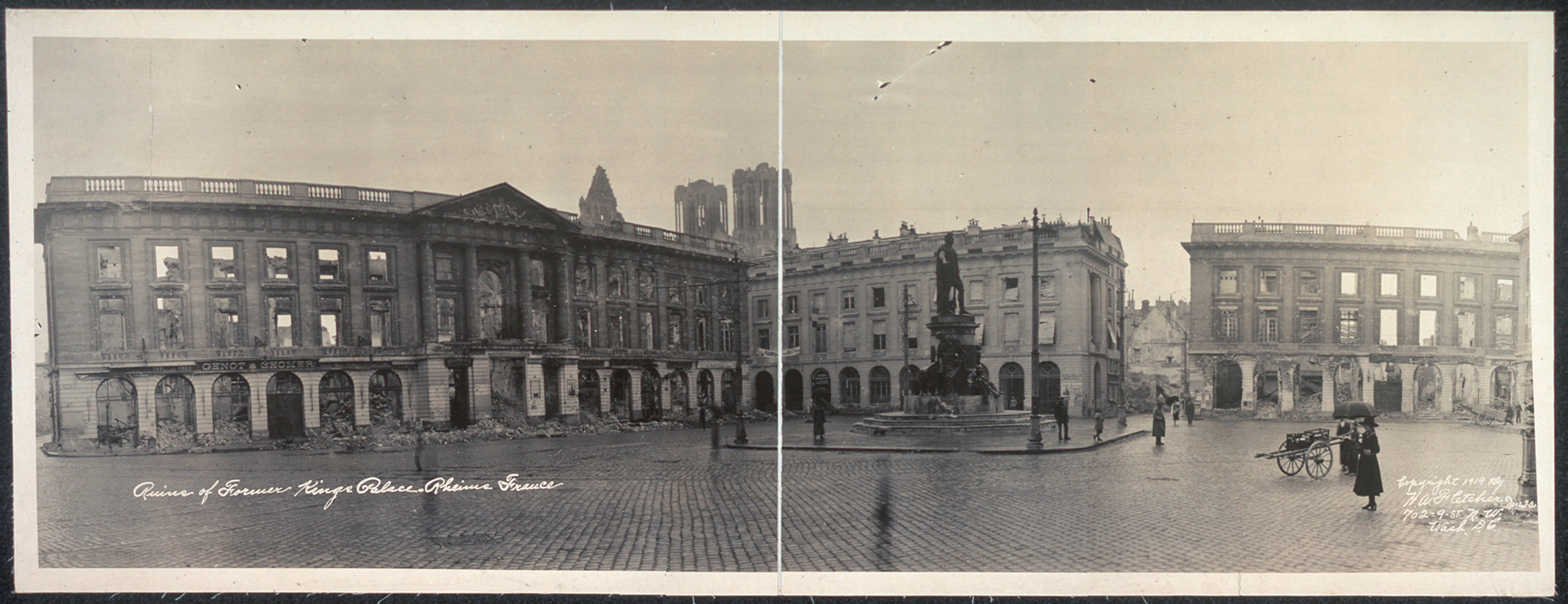 Kings Palace, Rheims, France, 1919, 1919 — historic image