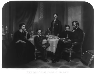 Lincoln family in 1861