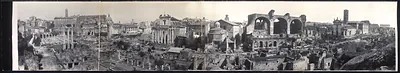 Panoramic view of the Forum, Rome, Italy, 1909