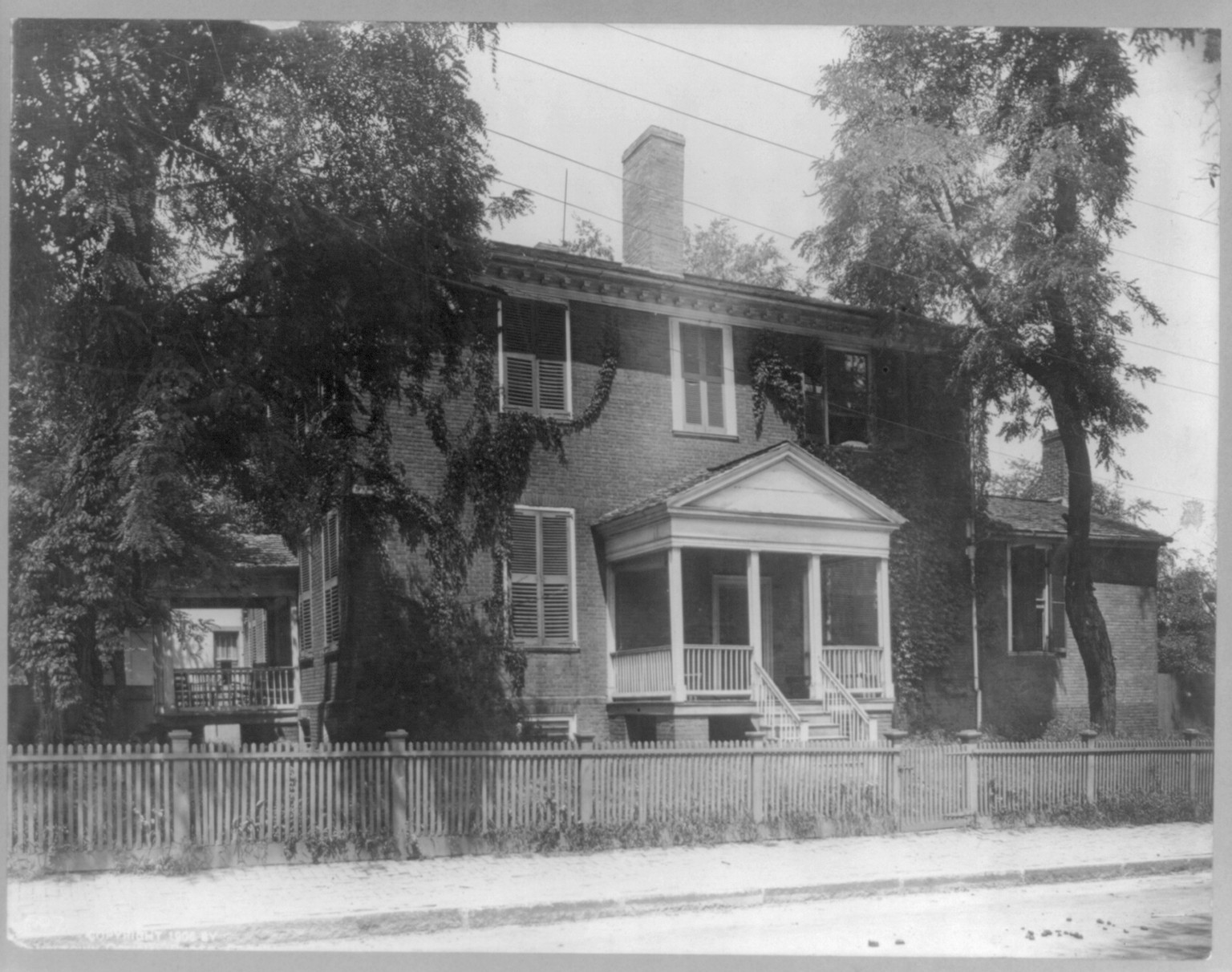 [John Marshall, 1755-1835, view of his residence at Richmond, Va.] — historic photograph