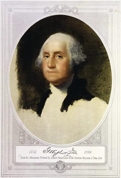 George Washington, Head-And-Shoulders Portrait, Facing Slightly Left