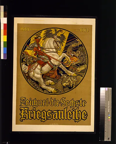 Zeichnet die sechste Kriegsanleihe 1914-1917 / M. Lenz.