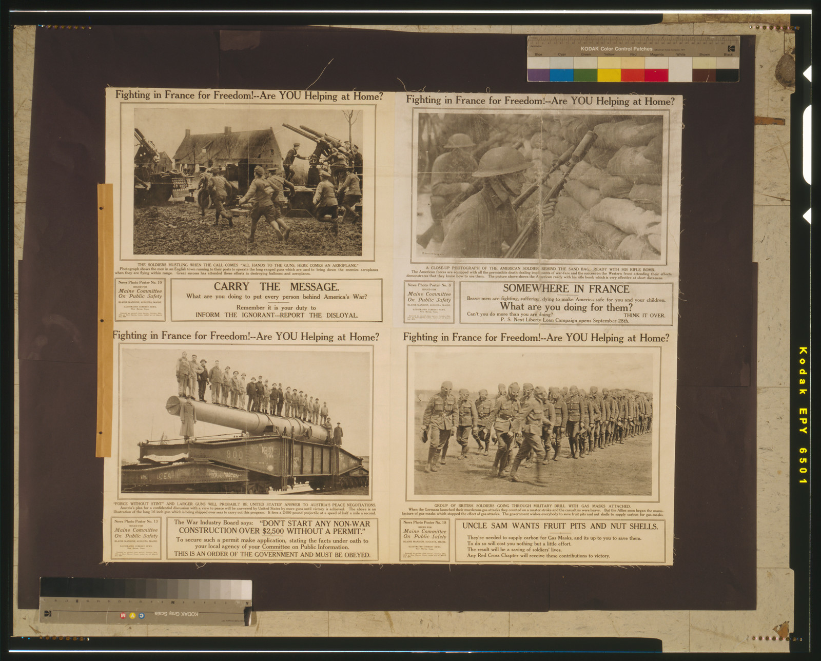 Fighting in France for Freedom: Are You Helping at Home?, 1918 — historic image