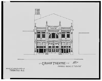 [Grand Theatre (Broad Street Theatre), Broad St. near E. State St., Trenton, New Jersey] / AFD 1931.