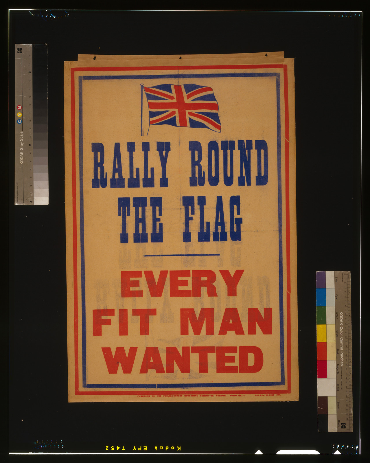 Rally Round the Flag, Every Fit Man Wanted, 1914 — historic image