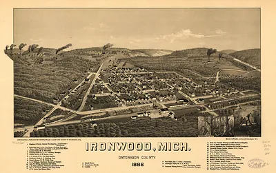 Ironwood, Michigan, 1886