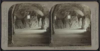 Cutting room of an olive oil soap factory Palestine