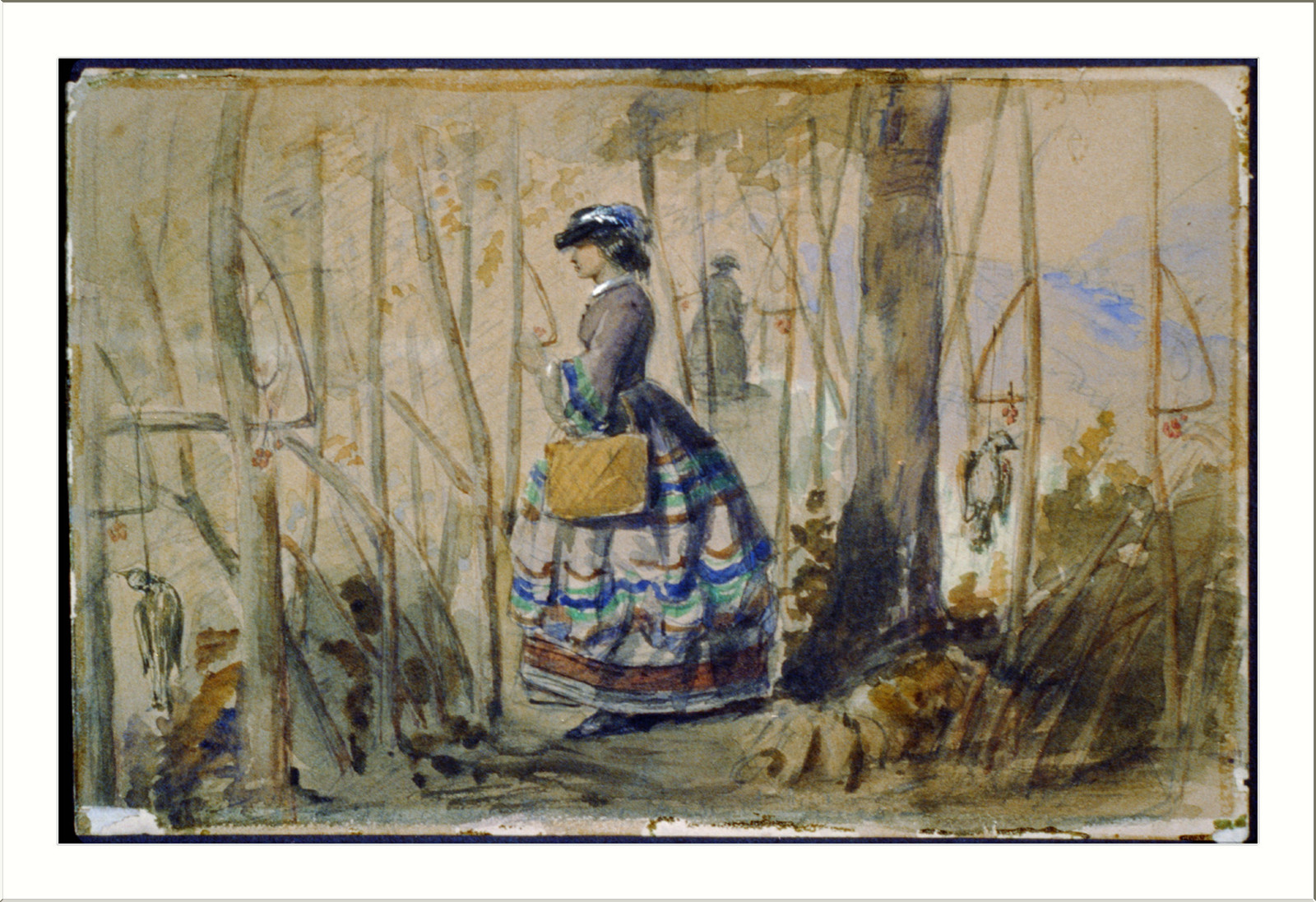 La Chasse aux Grives, [between ca. 1834 and 1864] — historic drawing