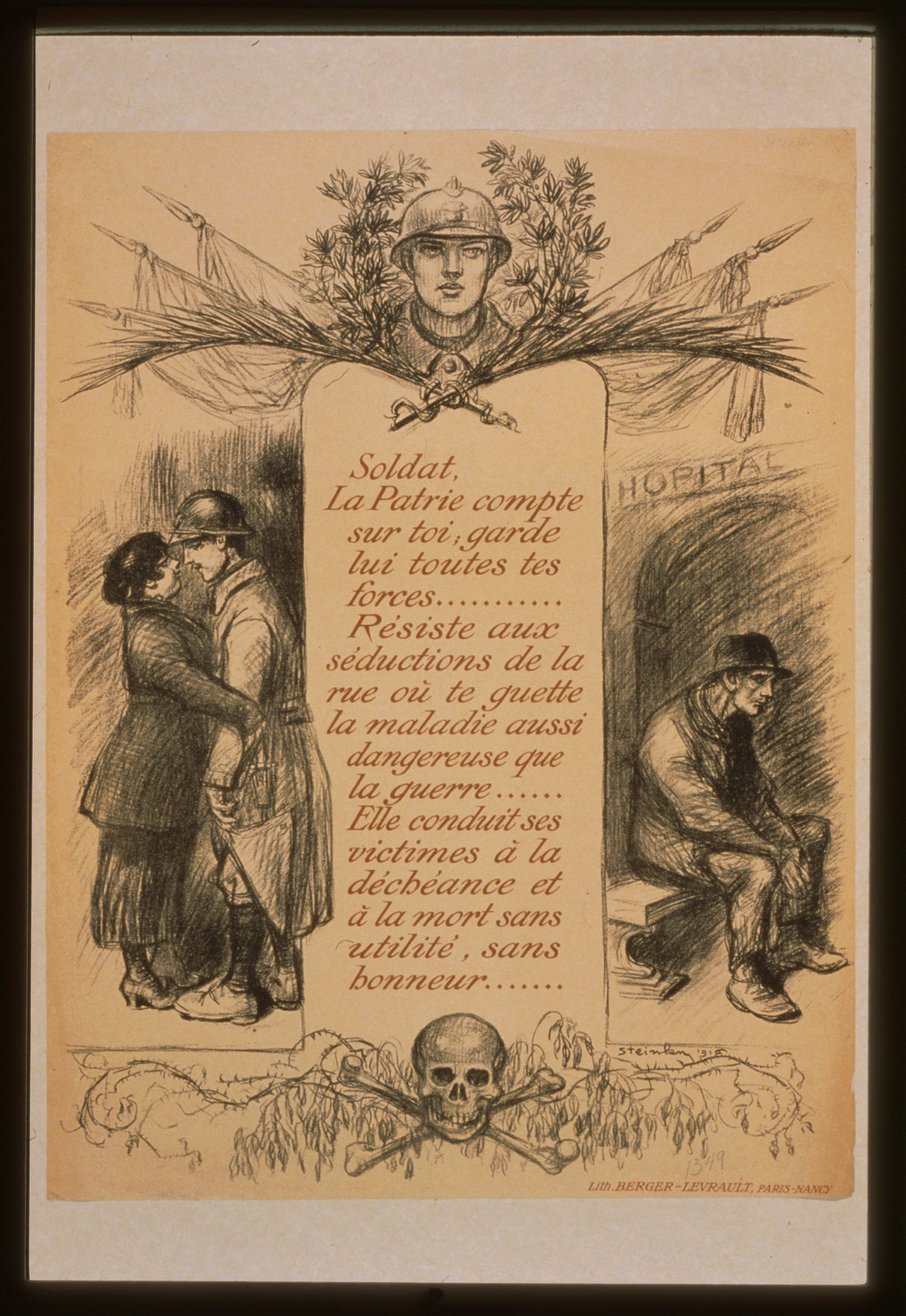 Soldat, La Patrie compte sur toi, garde lui toutes tes forces, 1916 — historic image